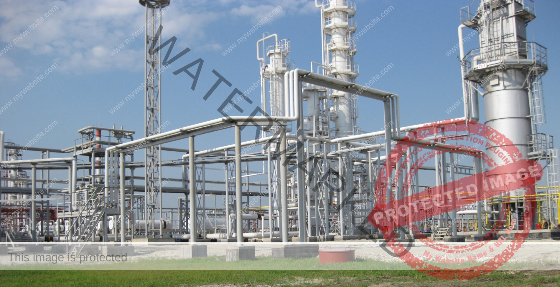 Oil refinery. Equipment for primary oil refining.